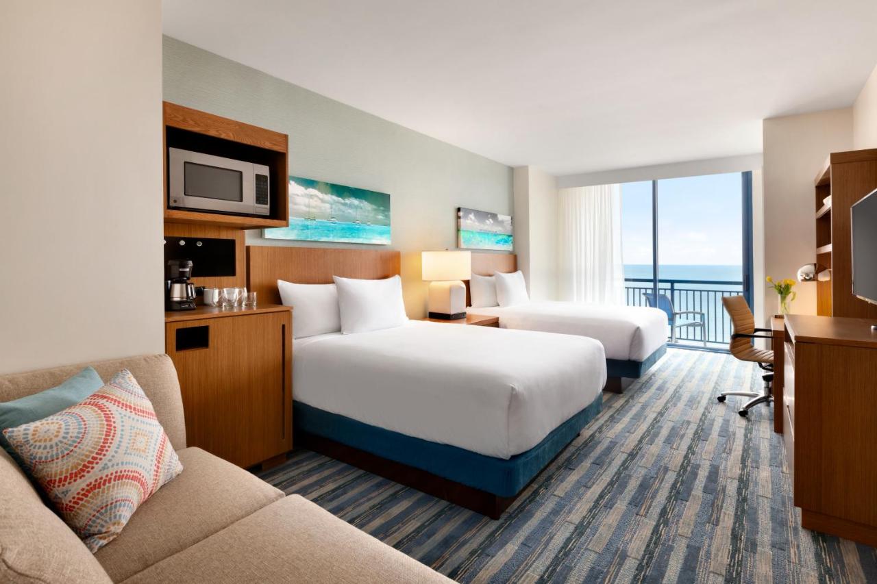Queen Room with Two Queen Beds – High Floor at Hyatt House Virginia Beach / Oceanfront