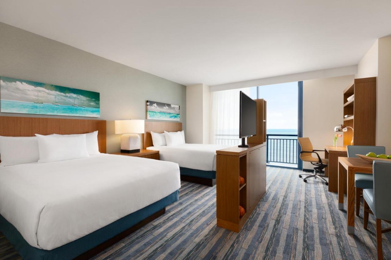 Queen Studio with Two Queen Beds and Sofabed at Hyatt House Virginia Beach / Oceanfront