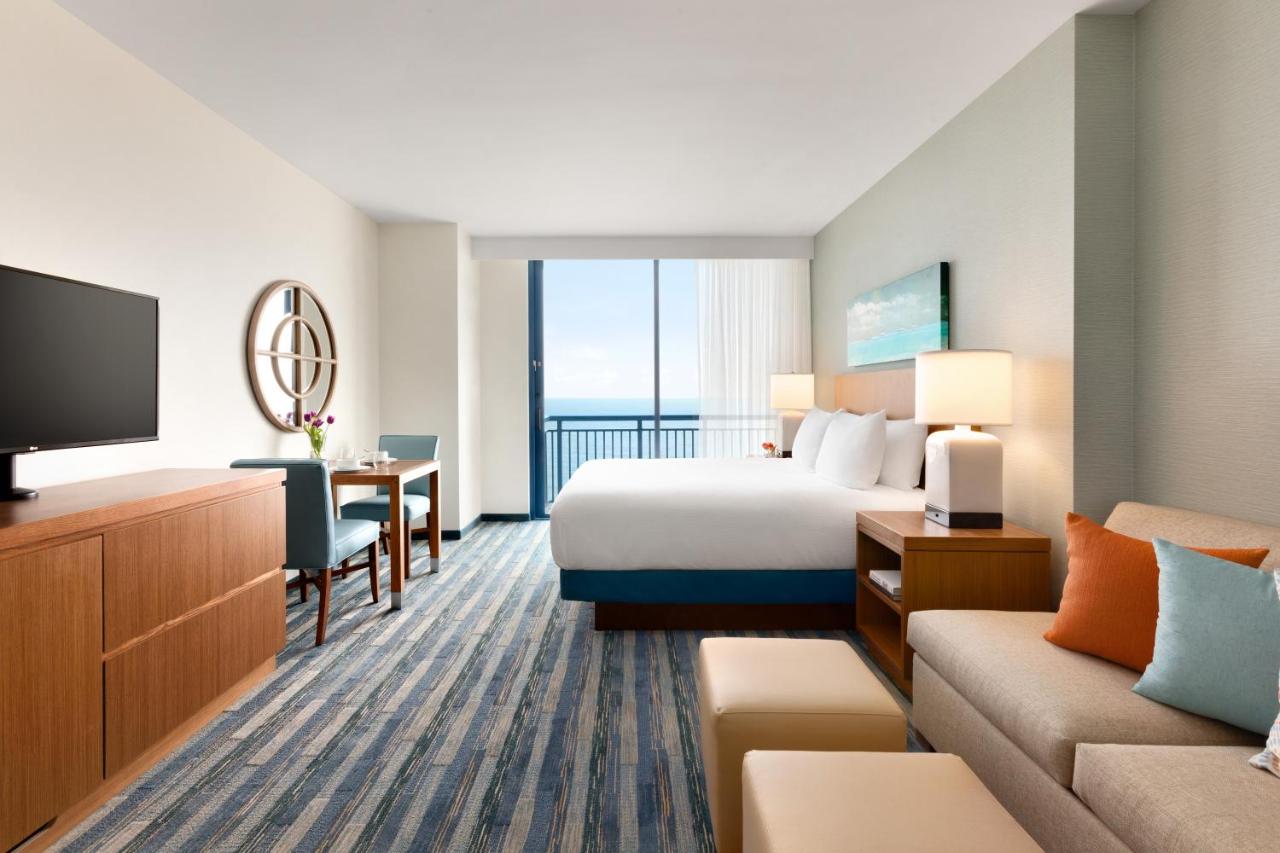 King Studio Suite with Roll-In Shower- Disability Access at Hyatt House Virginia Beach / Oceanfront