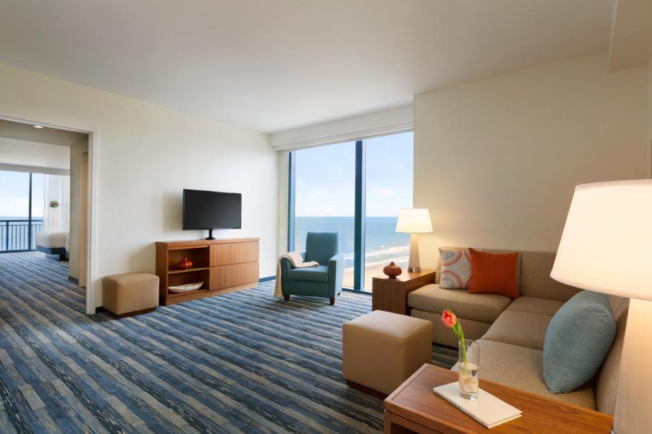 One-Bedroom Suite with Two Queen Beds - Kitchen at Hyatt House Virginia Beach / Oceanfront