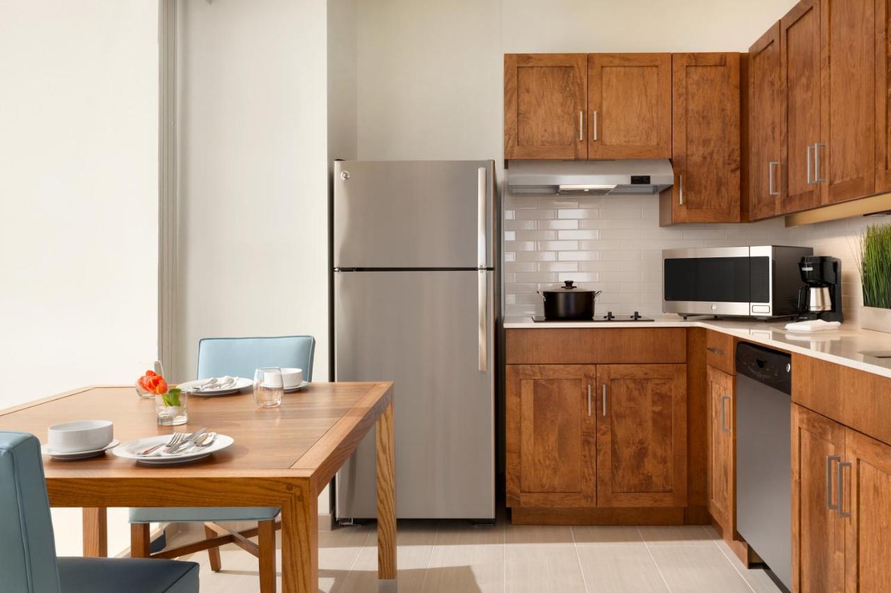 One-Bedroom Suite with Two Queen Beds - Kitchen at Hyatt House Virginia Beach / Oceanfront