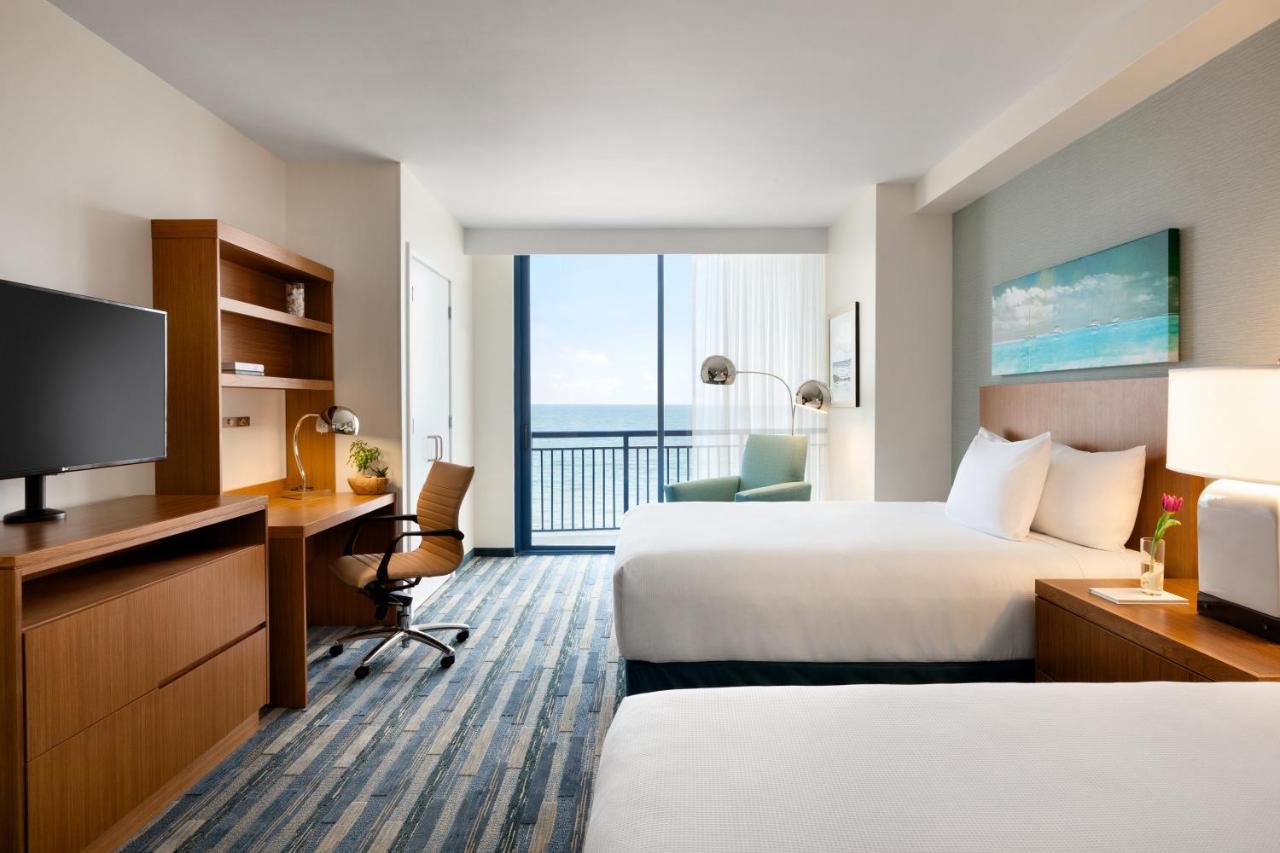 One-Bedroom Suite with Two Queen Beds - Kitchen at Hyatt House Virginia Beach / Oceanfront