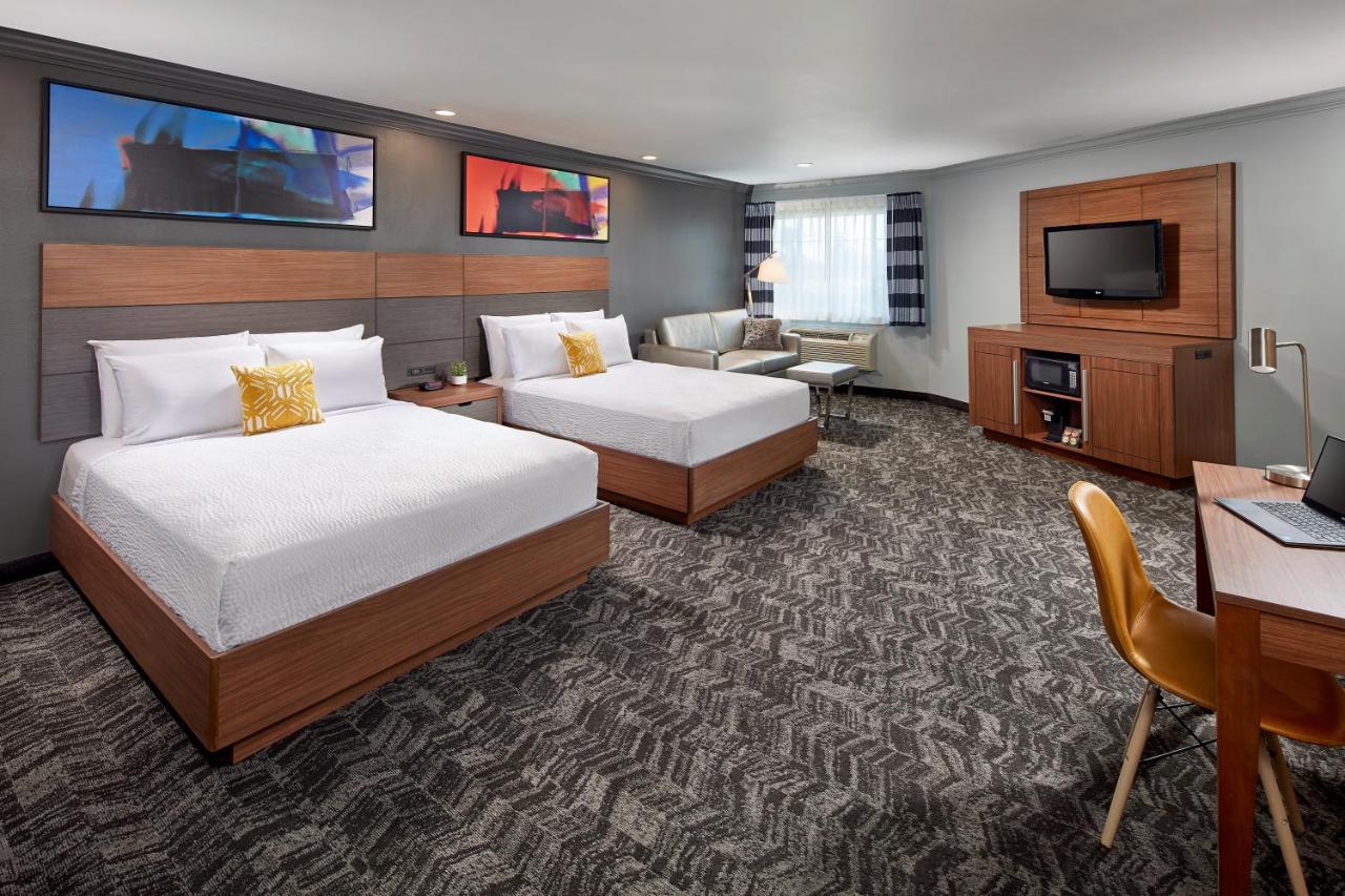 Queen Suite with Two Queen Beds at Studio Inn and Suites at Promenade Downey