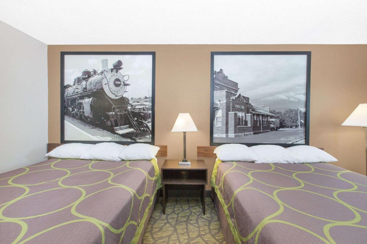 Queen Room with Two Queen Beds - Smoking at Super 8 by Wyndham Belleville