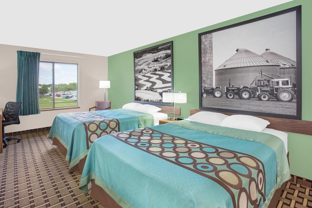 Queen Room with Two Queen Beds - Non-Smoking at Super 8 by Wyndham Beaver Dam