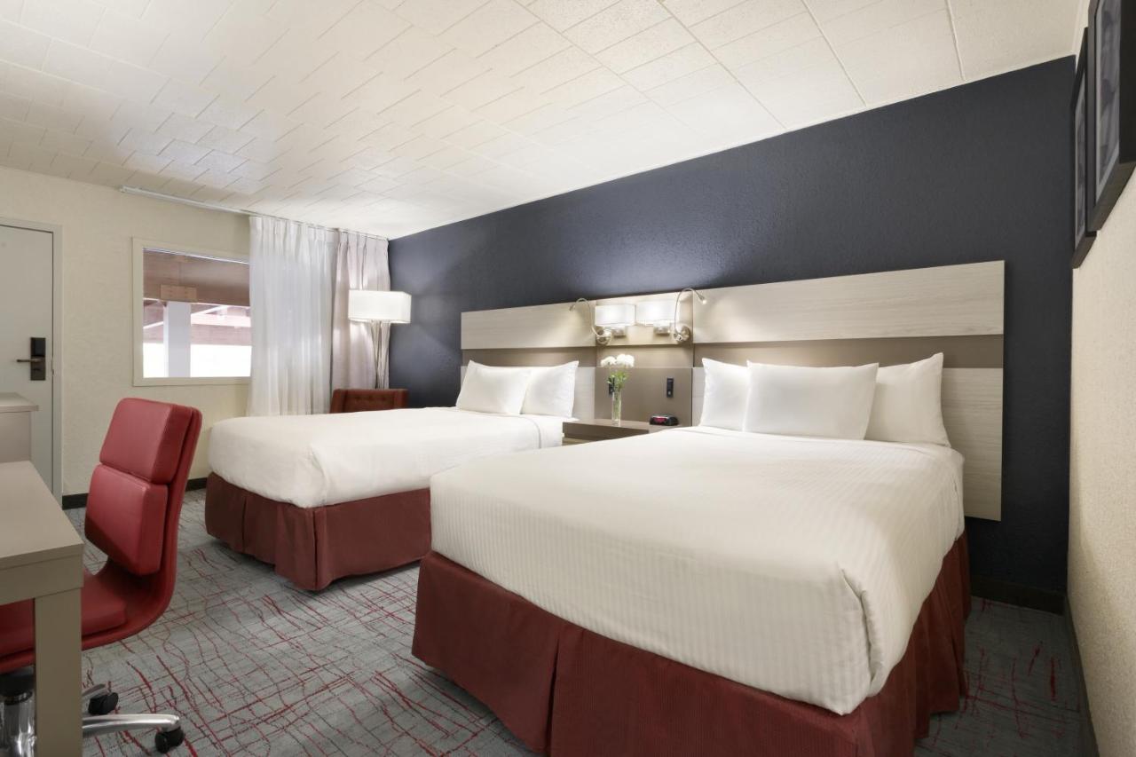 Superior Double Room with Two Double Beds and Pool View - Non-Smoking at Ramada by Wyndham Beaver Falls