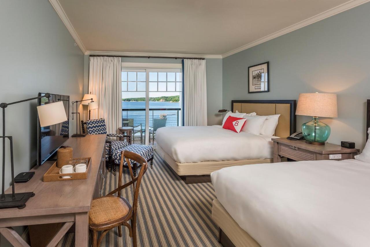 Ocean Front Room with Two Queen Beds and Balcony at Beauport Hotel Gloucester