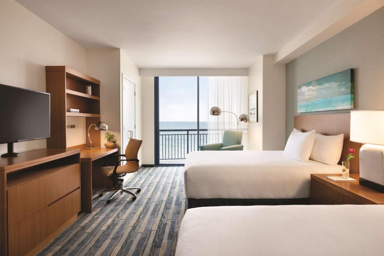 One-Bedroom Suite with Two Queen Beds – High Floor at Hyatt House Virginia Beach / Oceanfront