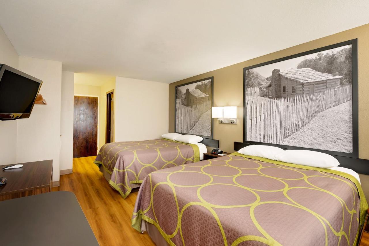 Queen Room with Two Queen Beds - Non-Smoking at Super 8 by Wyndham Lexington/Hamburg Area