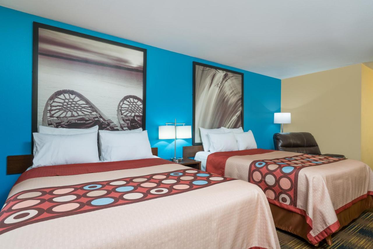 Queen Room with Two Queen Beds - Disability Access/Non-Smoking at Super 8 by Wyndham Rochester Mayo Clinic Area