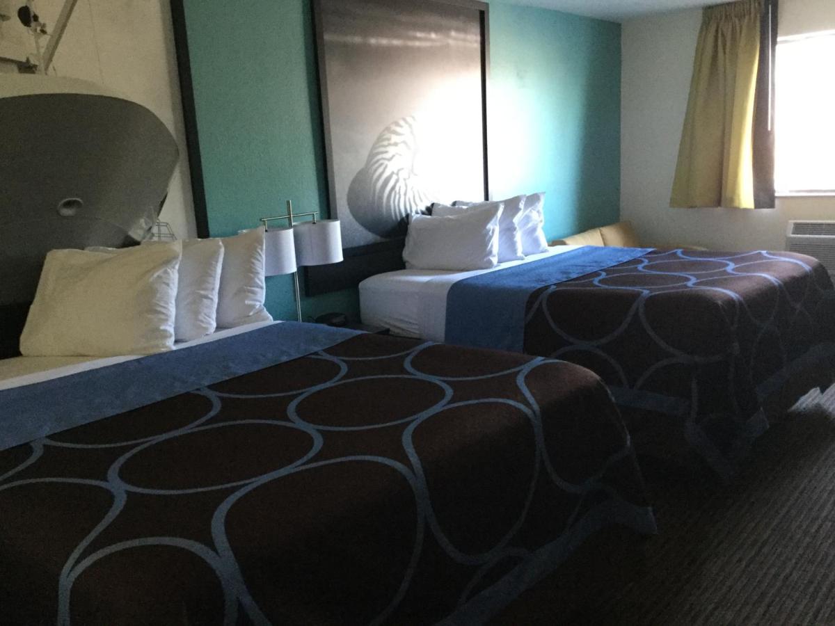 Deluxe Queen Room with Two Queen Beds - Non-Smoking at Super 8 by Wyndham Clearwater/St. Petersburg Airport