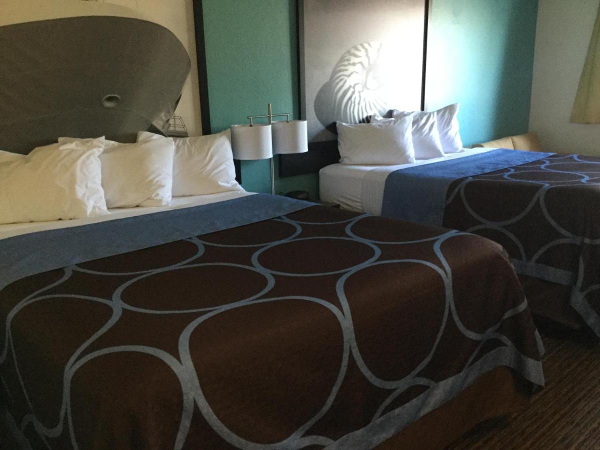 Deluxe Queen Room with Two Queen Beds - Non-Smoking at Super 8 by Wyndham Clearwater/St. Petersburg Airport