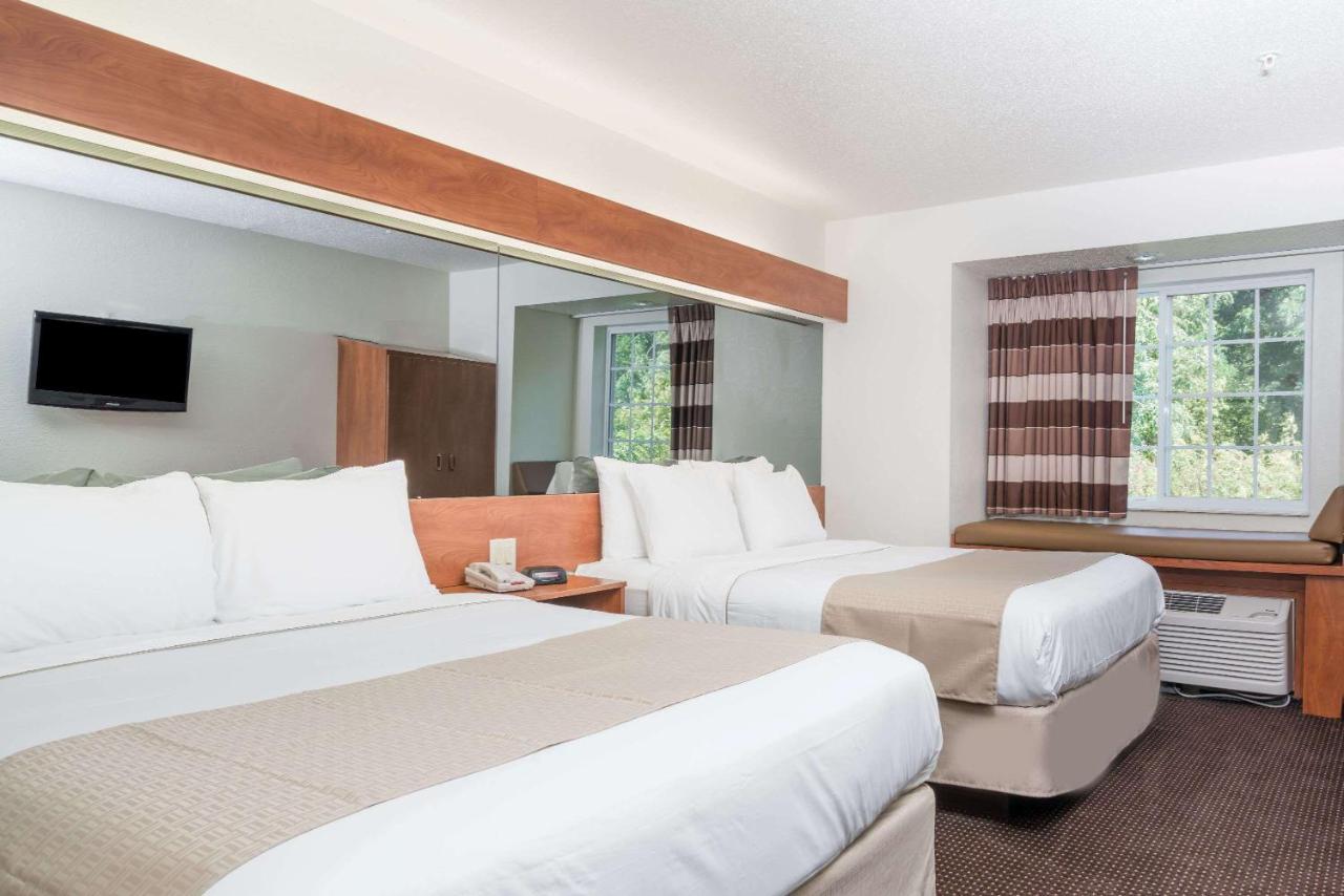 2 Queen Beds, Mobility Accessible Room, Refrigerator, Microwave, Non-Smoking at Microtel Inn & Suites by Wyndham Rice Lake
