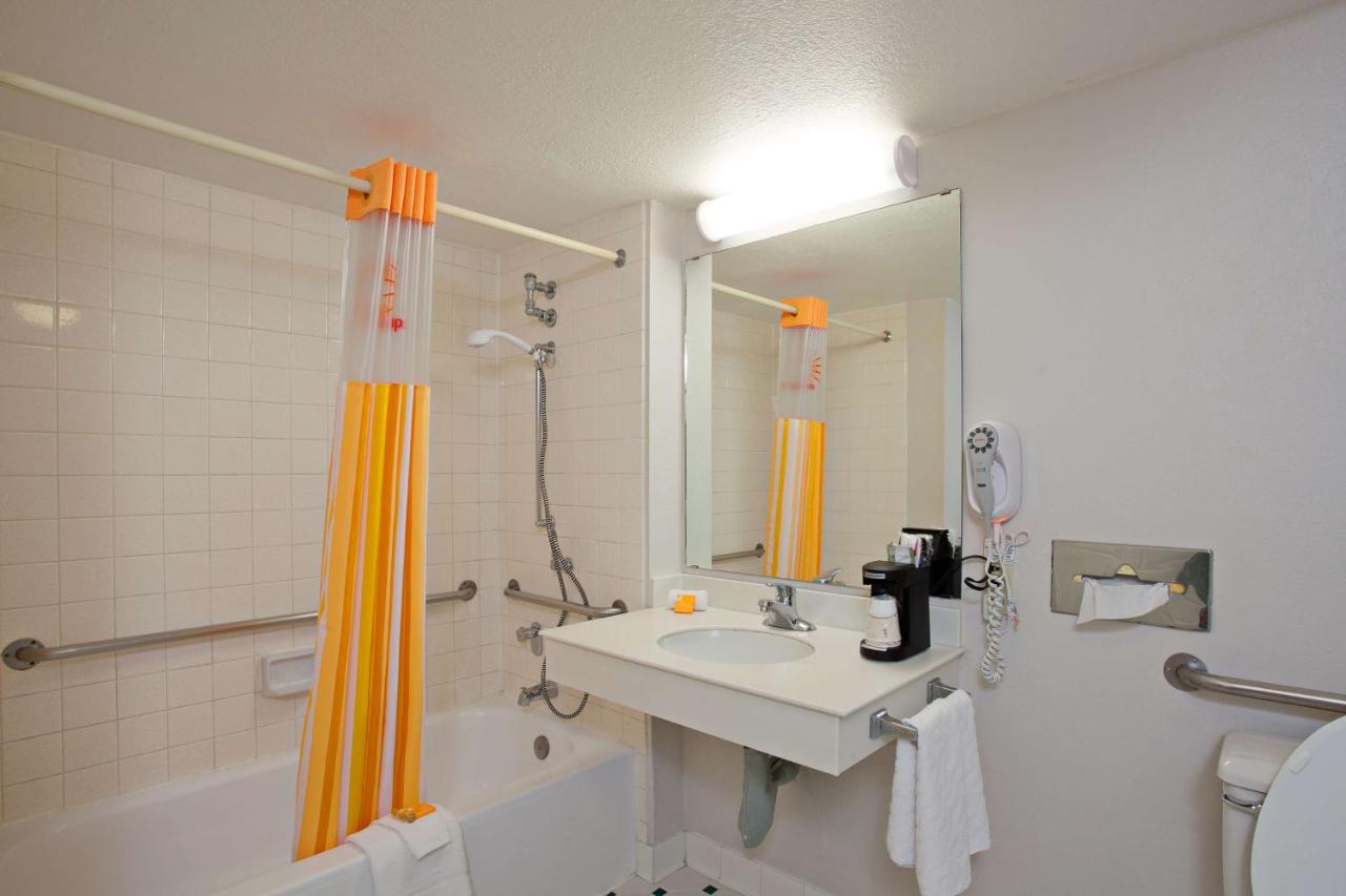 King Room with Mobility/Hearing Access - Non-Smoking at Super 8 by Wyndham San Bernardino