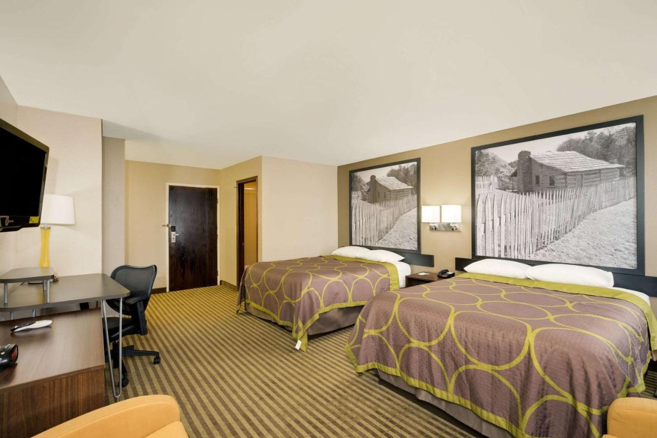 Queen Room with Two Queen Beds - Non-Smoking at Super 8 by Wyndham Lexington/Hamburg Area