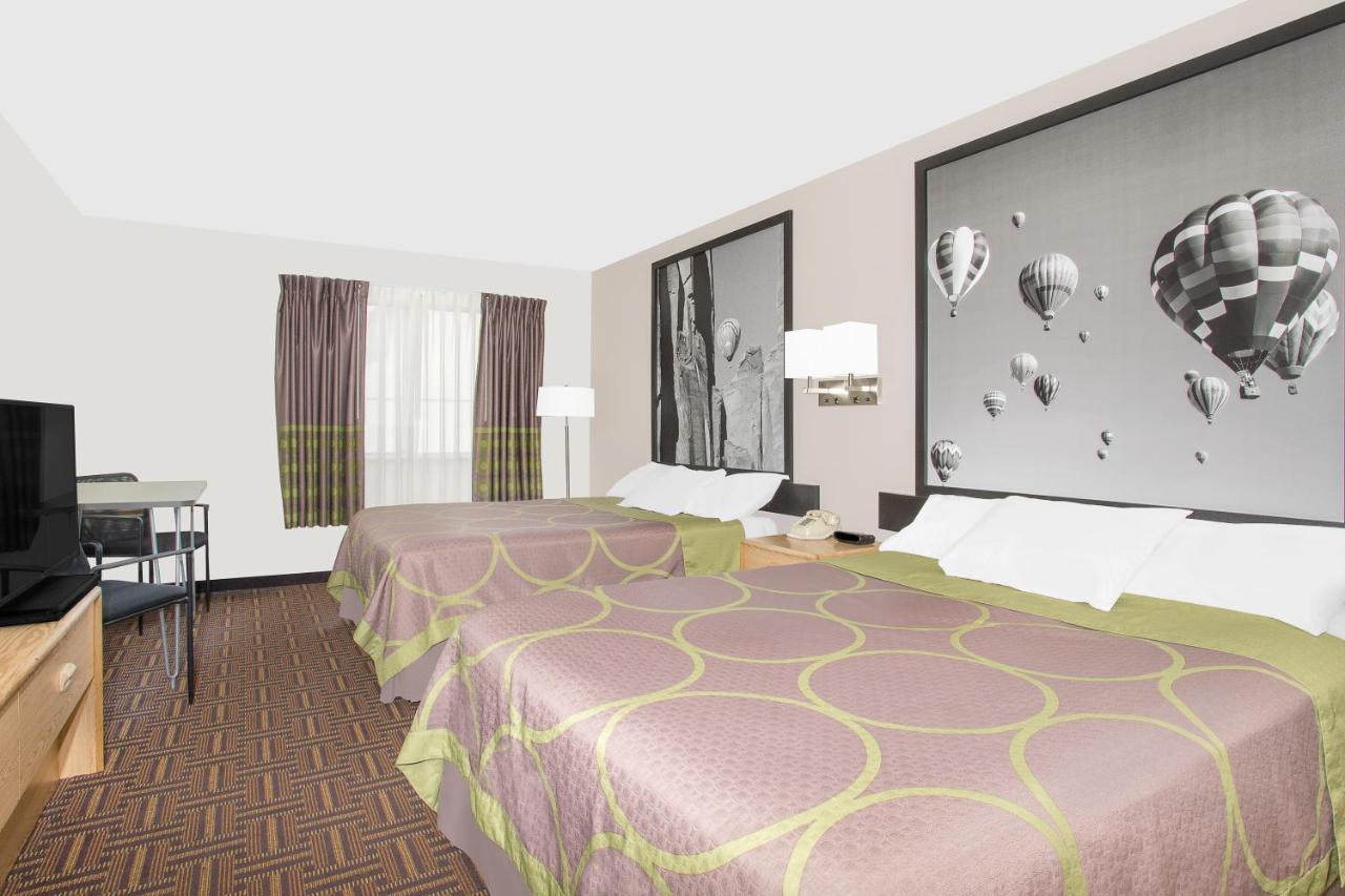 Queen Room with Two Queen Beds - Non-Smoking at Super 8 by Wyndham Bloomfield
