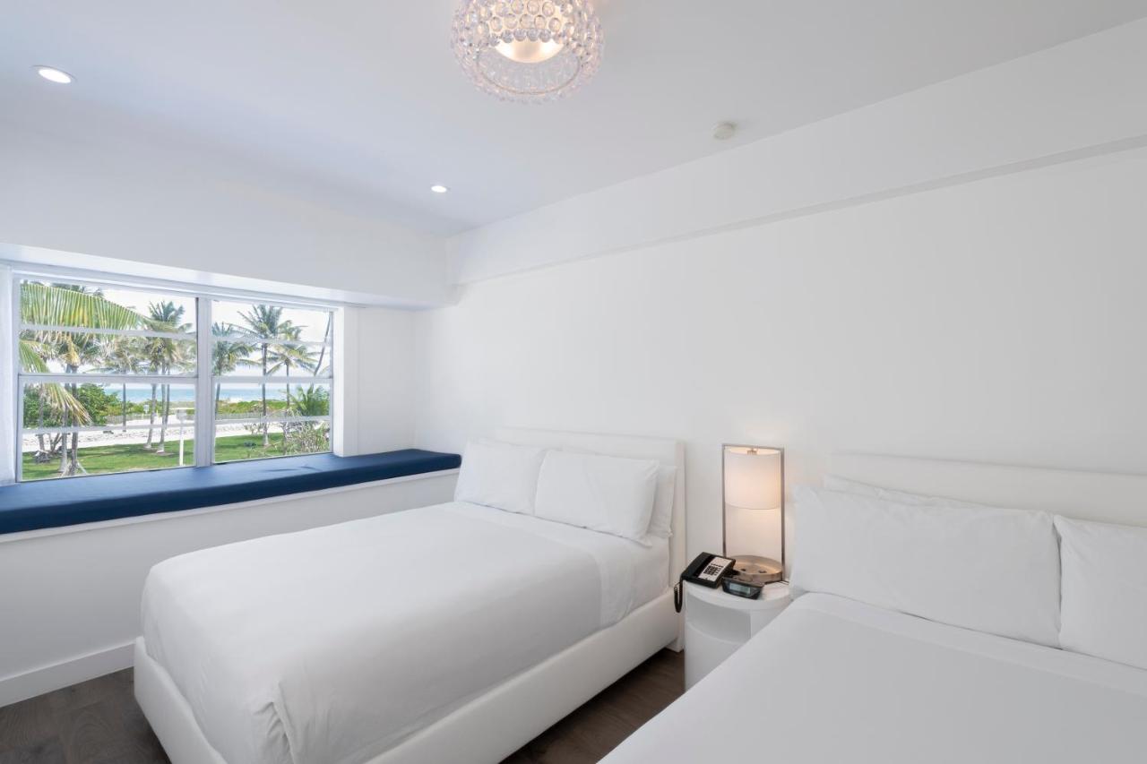 Corner Queen Room with Two Queen Beds and Ocean View at The Penguin Hotel