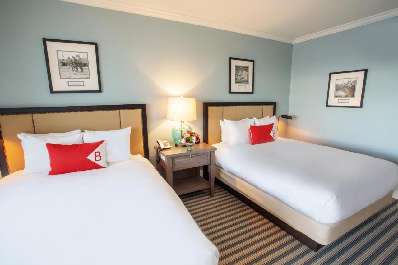 Ocean Front Room with Two Queen Beds and Balcony at Beauport Hotel Gloucester