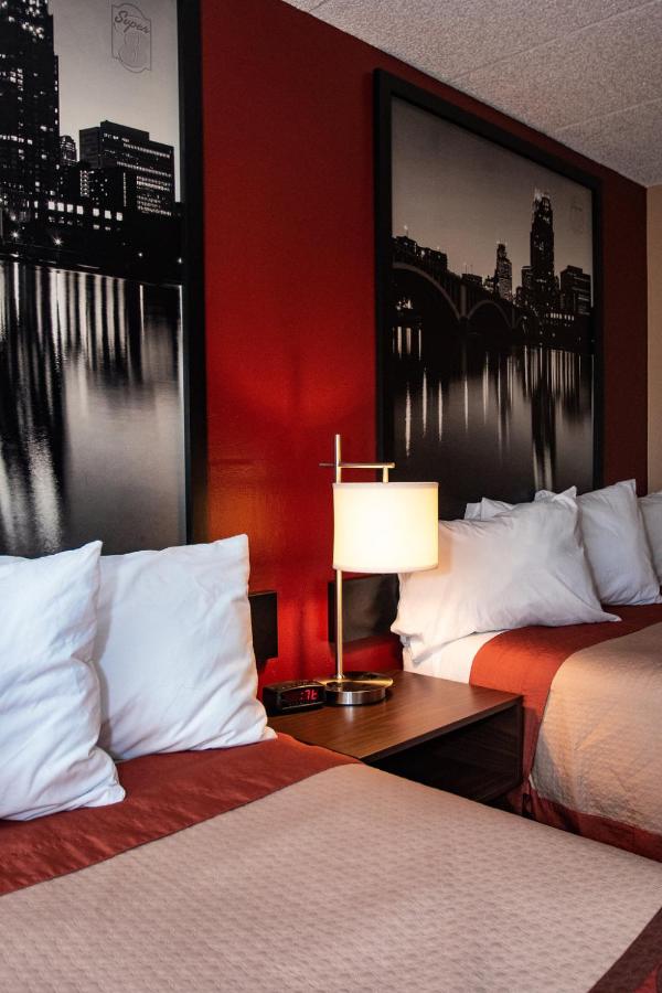 Deluxe Double Room with Two Double Beds - Non-Smoking at Super 8 by Wyndham Brooklyn Center/MPLS