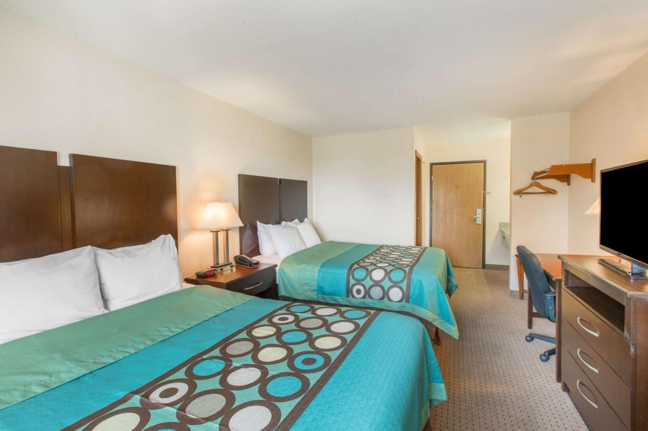 Queen Room with Two Queen Beds - Smoking at Super 8 by Wyndham Danville
