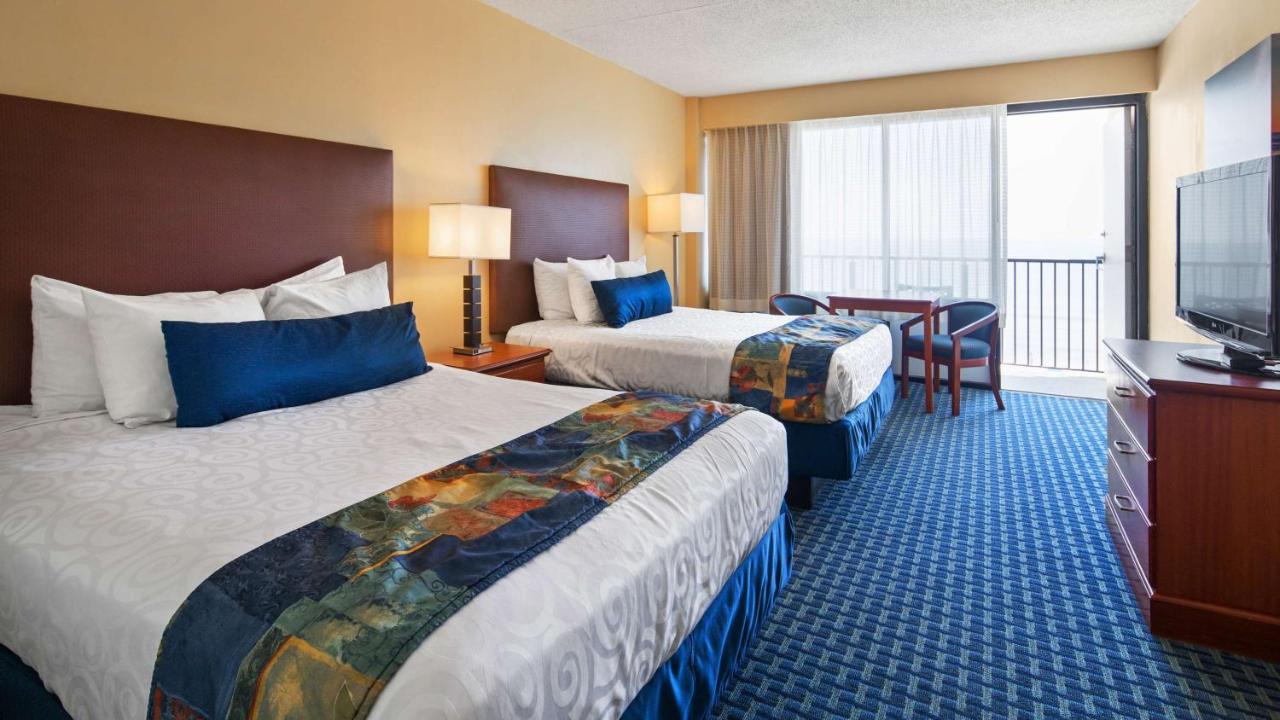 2 Double Beds, Ocean View, Non-Smoking at Ramada Plaza by Wyndham Virginia Beach Oceanfront