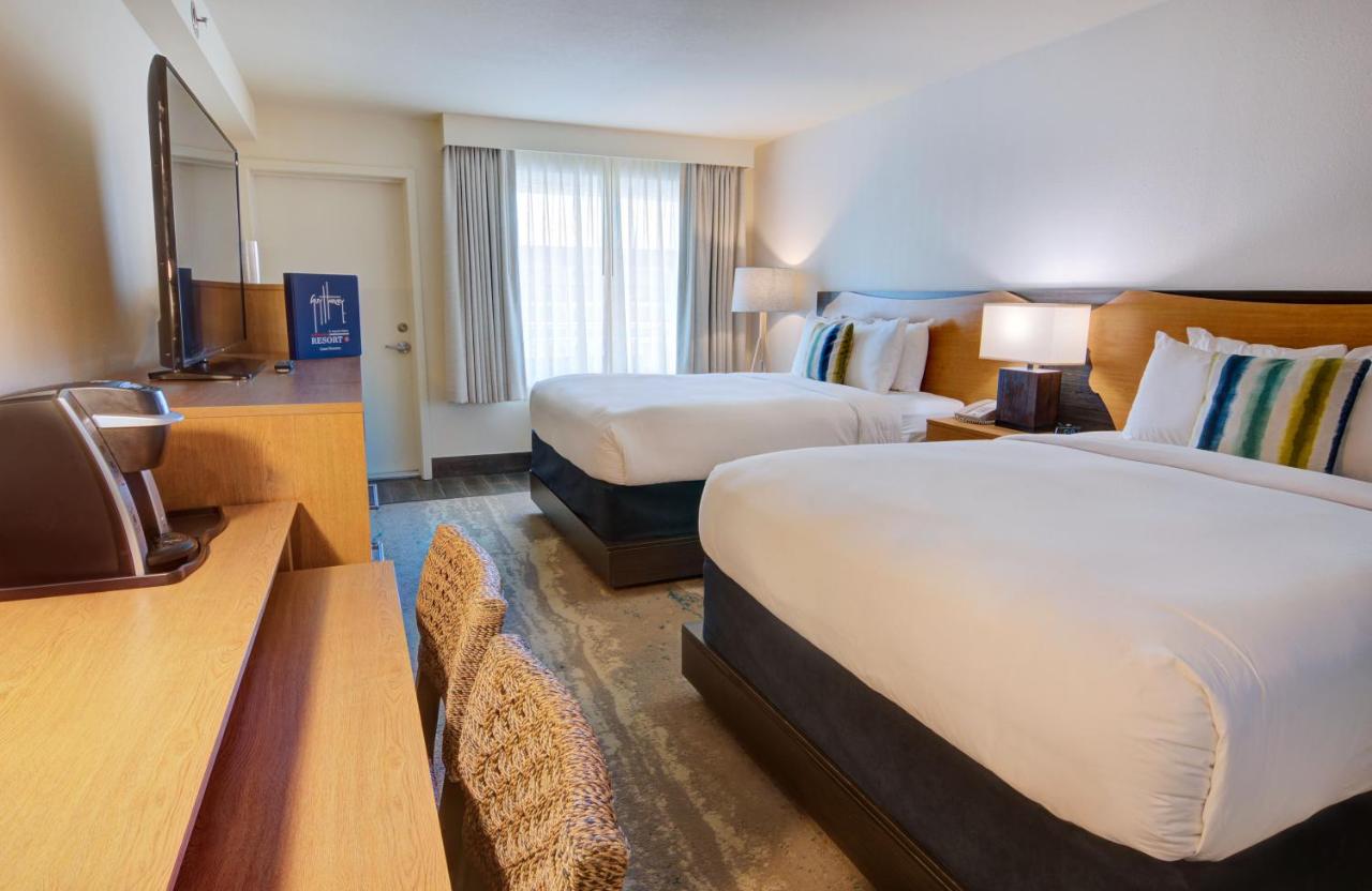 Queen Room with Two Queen Beds and Balcony- Partial Ocean View at Guy Harvey Resort on St Augustine Beach