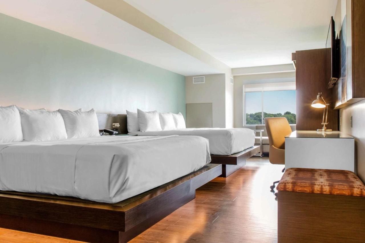 King Room with Two King Beds - Non-Smoking at Wyndham Newport Hotel