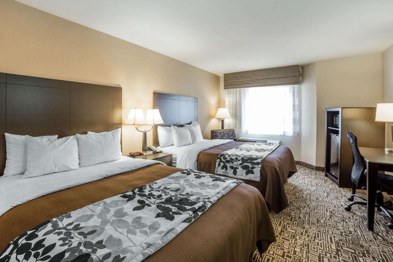Standard Queen Room with Two Queen Beds - walk-in shower - non-smoking at Sleep Inn Provo near University