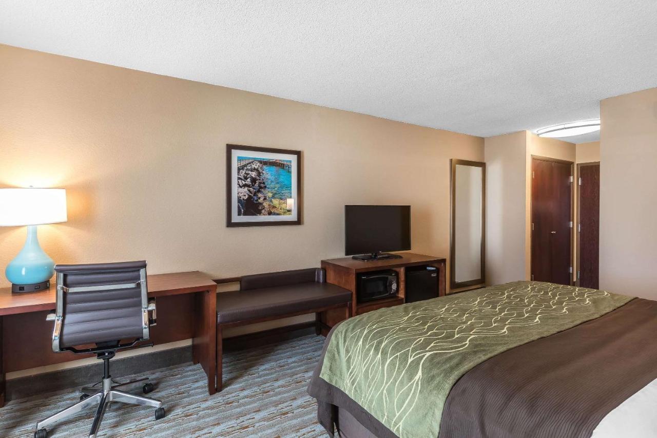 King Room with River View at Comfort Inn Bay City - Riverfront