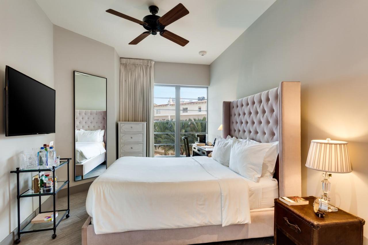 Bedroom with Queen Bed at The Plymouth South Beach