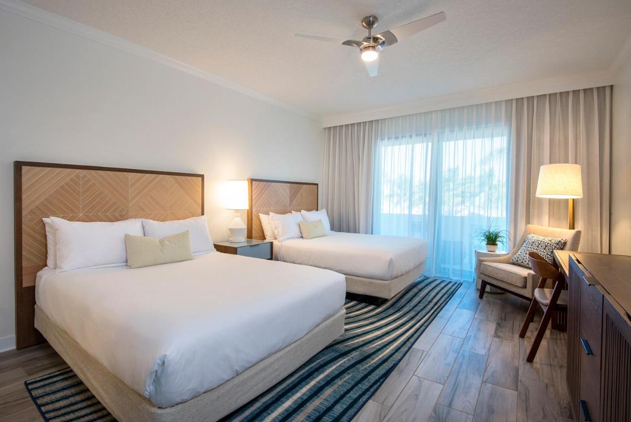Queen Room with Two Queen Beds with Water View at Hawks Cay Resort
