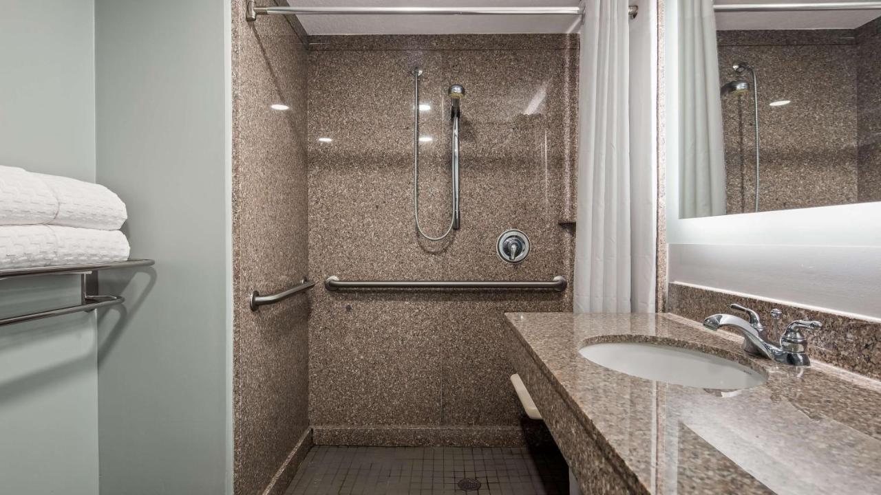 Queen Room with Two Queen Beds and Disability Accessible Roll-In Shower at Best Western Plus St. Augustine I-95