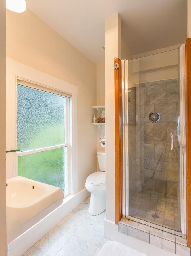 Two Room Queen Suite with Ocean View and Balcony at SCP Mendocino Inn and Farm