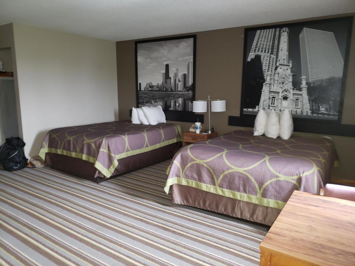 Deluxe Queen Room with Two Queen Beds - Non-Smoking at Super 8 by Wyndham Watseka