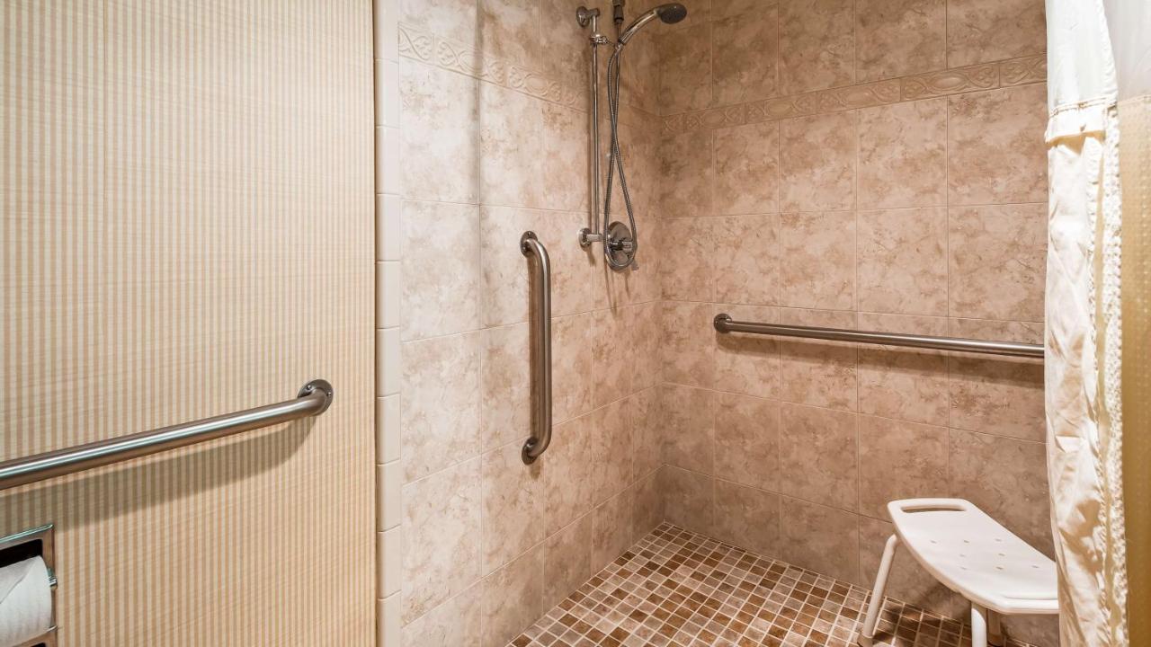 Queen Room with Roll-In Shower - Disability Access at Lompoc Valley Inn and Suites