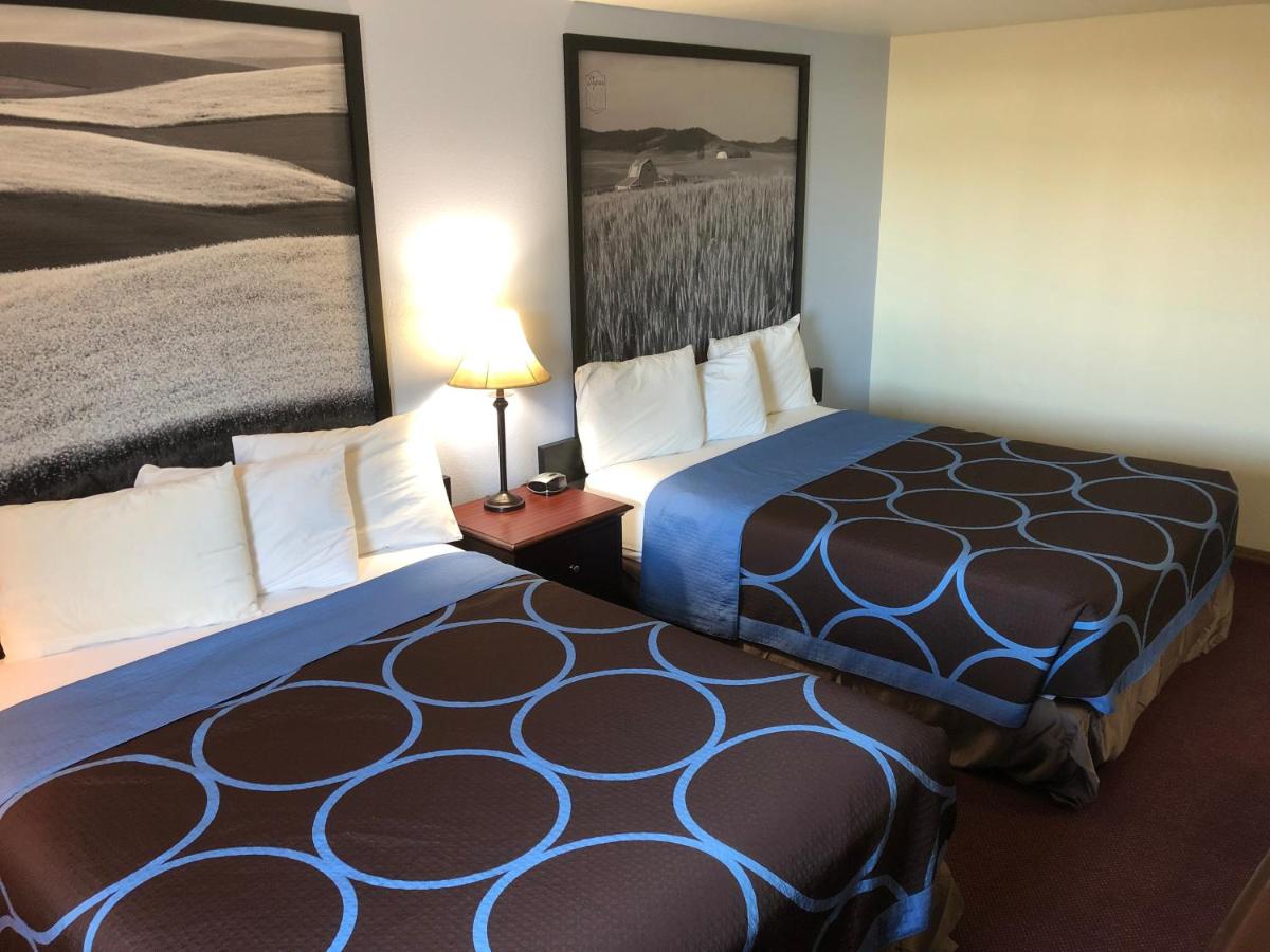 Queen Room with Two Queen Beds - Non-Smoking at Super 8 by Wyndham Lewiston