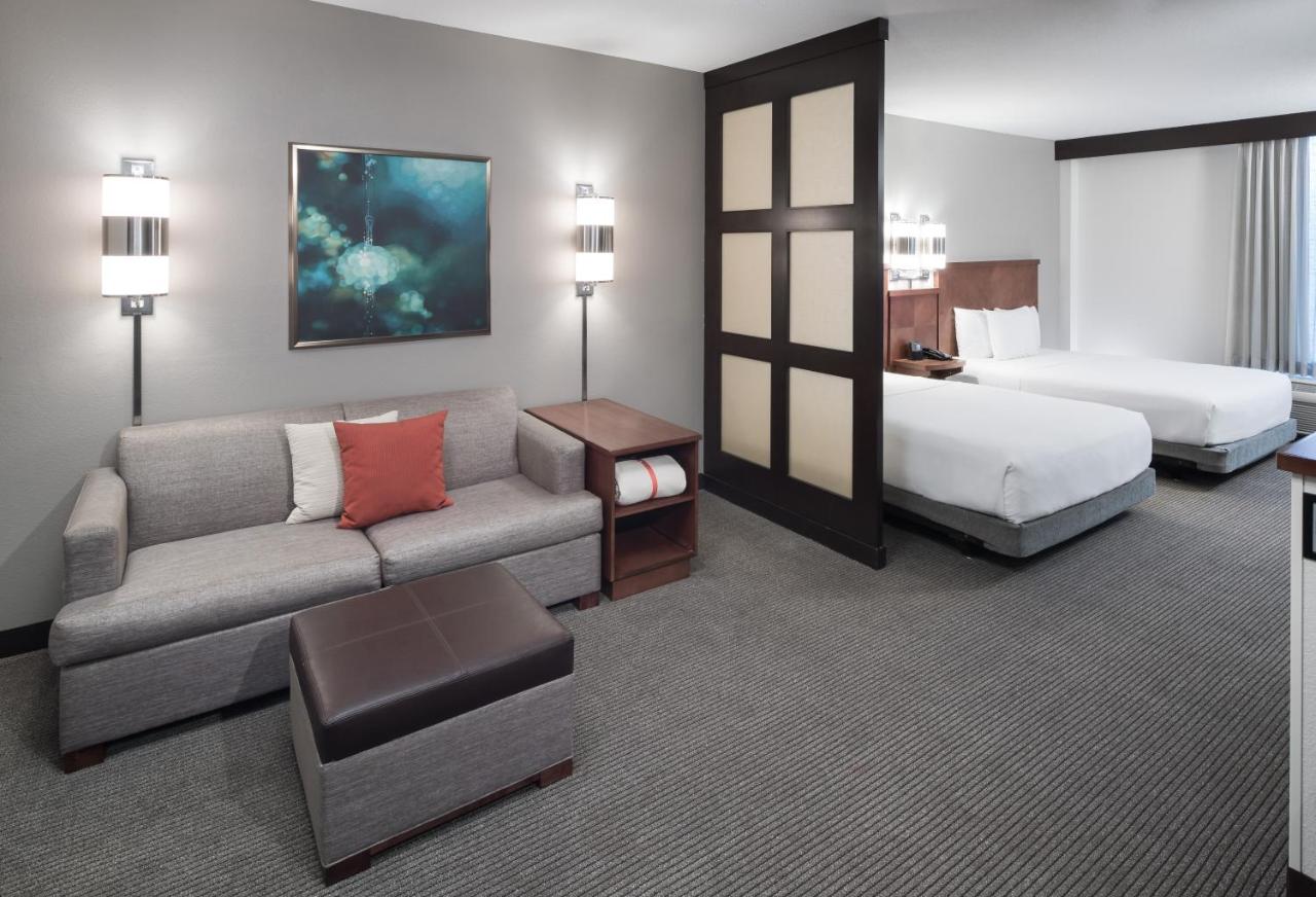 Queen Room with Two Queen Beds with Sofa Bed- Roll-In Shower/Disability Access at Hyatt Place Jacksonville Airport