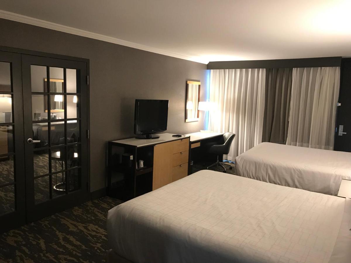 2 Queen Beds, One Bedroom Pool View Suite, Non-Smoking at Wyndham Lancaster Resort & Convention Center