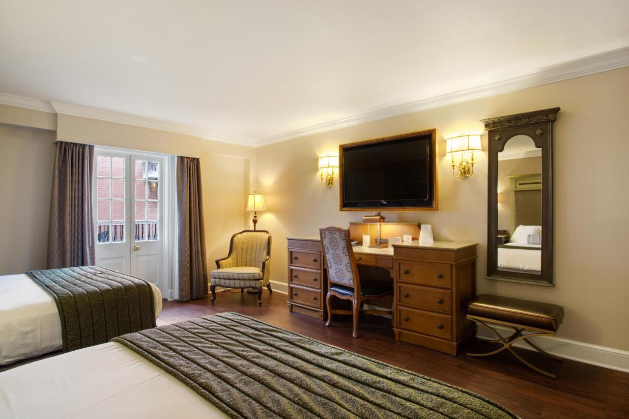 Two Queen Beds with Balcony, Courtyard View at Hotel St. Marie
