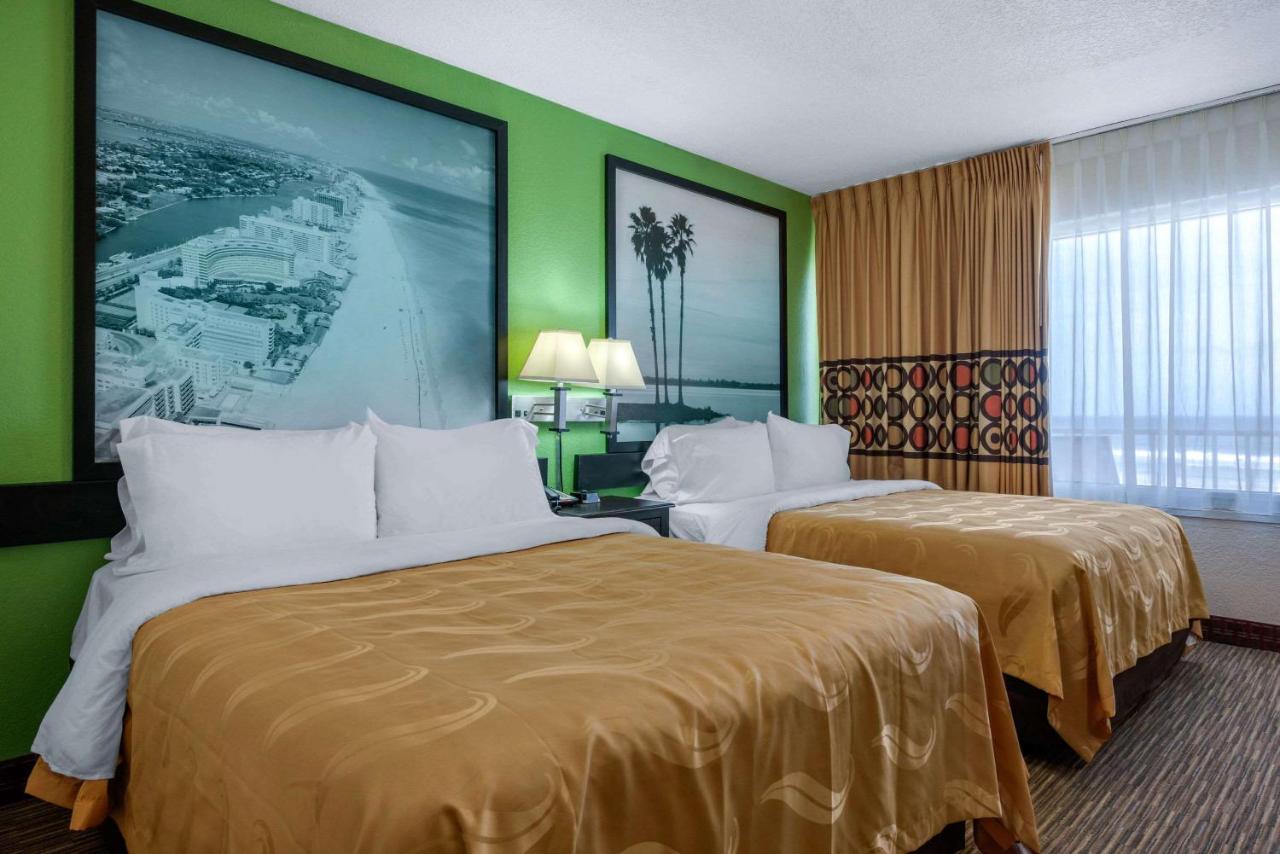 Double Room with Two Double Beds and Ocean View - Non-Smoking at Quality Inn Daytona Beach Oceanfront