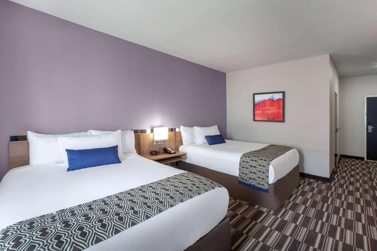 Queen Room with Two Queen Beds and Roll-In Shower - Mobility/Hearing Accessible - Non-Smoking at Microtel Inn & Suites by Wyndham College Station