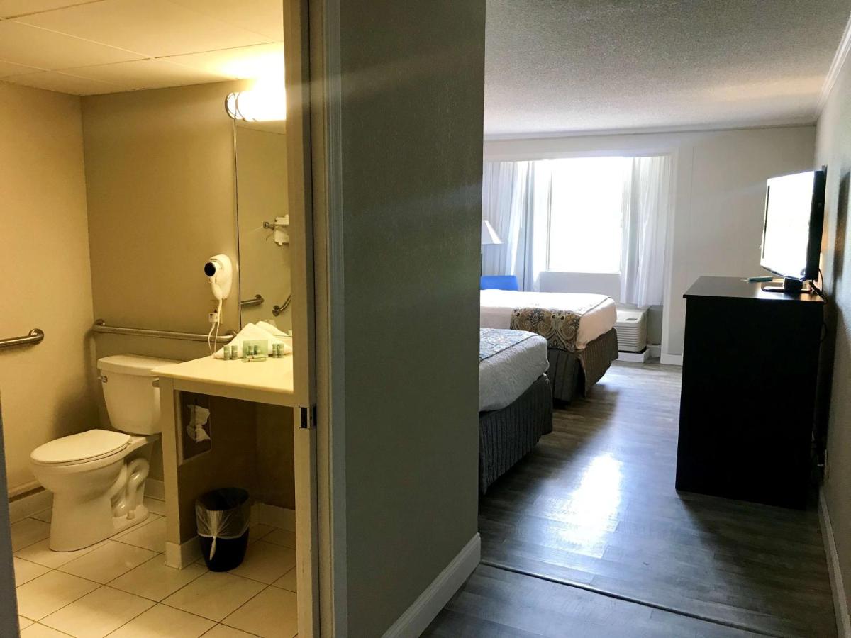 Double Room with Two Double Beds and Accessible Roll-In Shower at SureStay Plus Hotel by Best Western Lehigh Valley