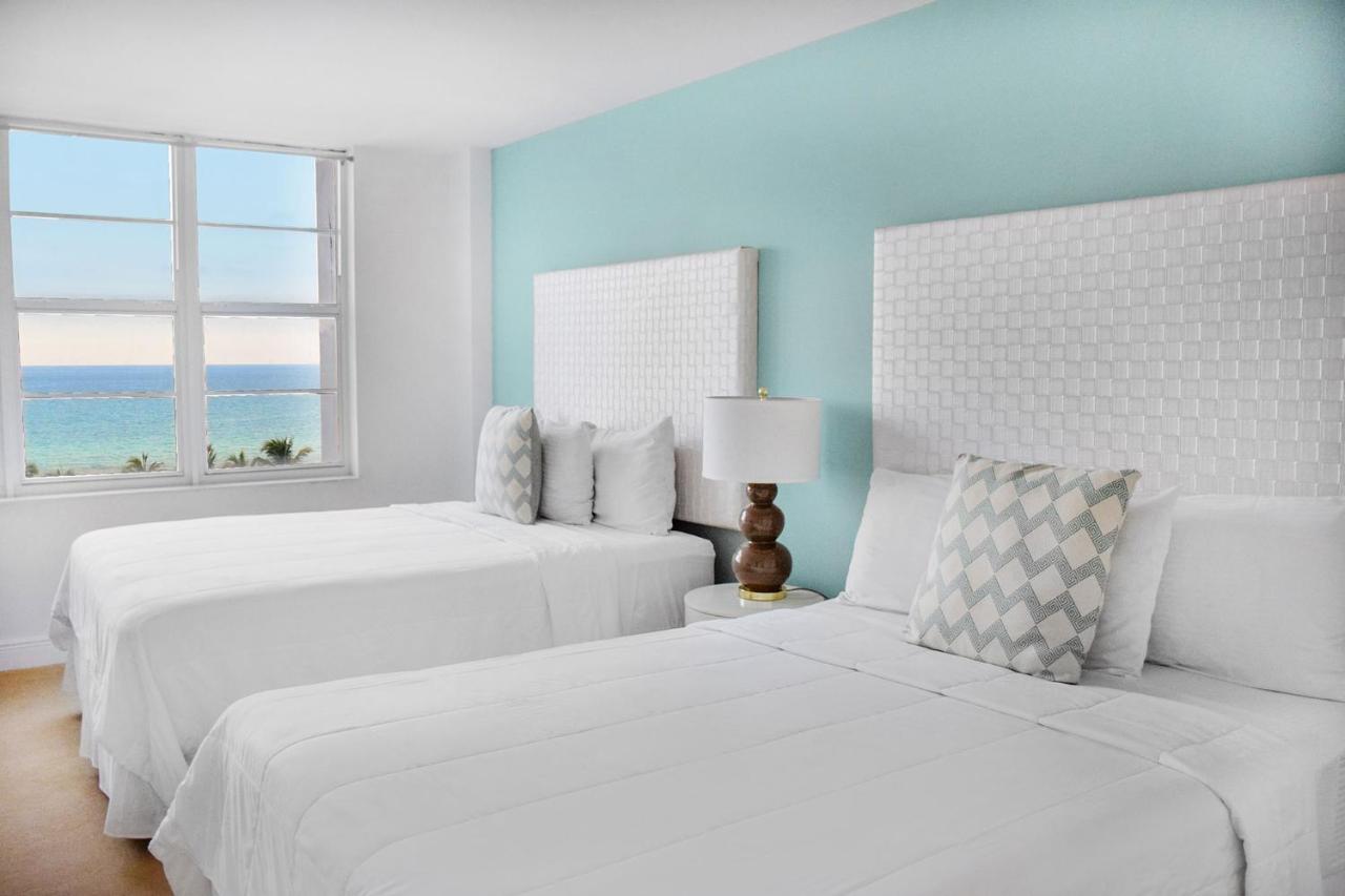 Deluxe Oceanview Suite 2 Bedroom & 2 Bath with Kitchen at Seacoast Suites on Miami Beach