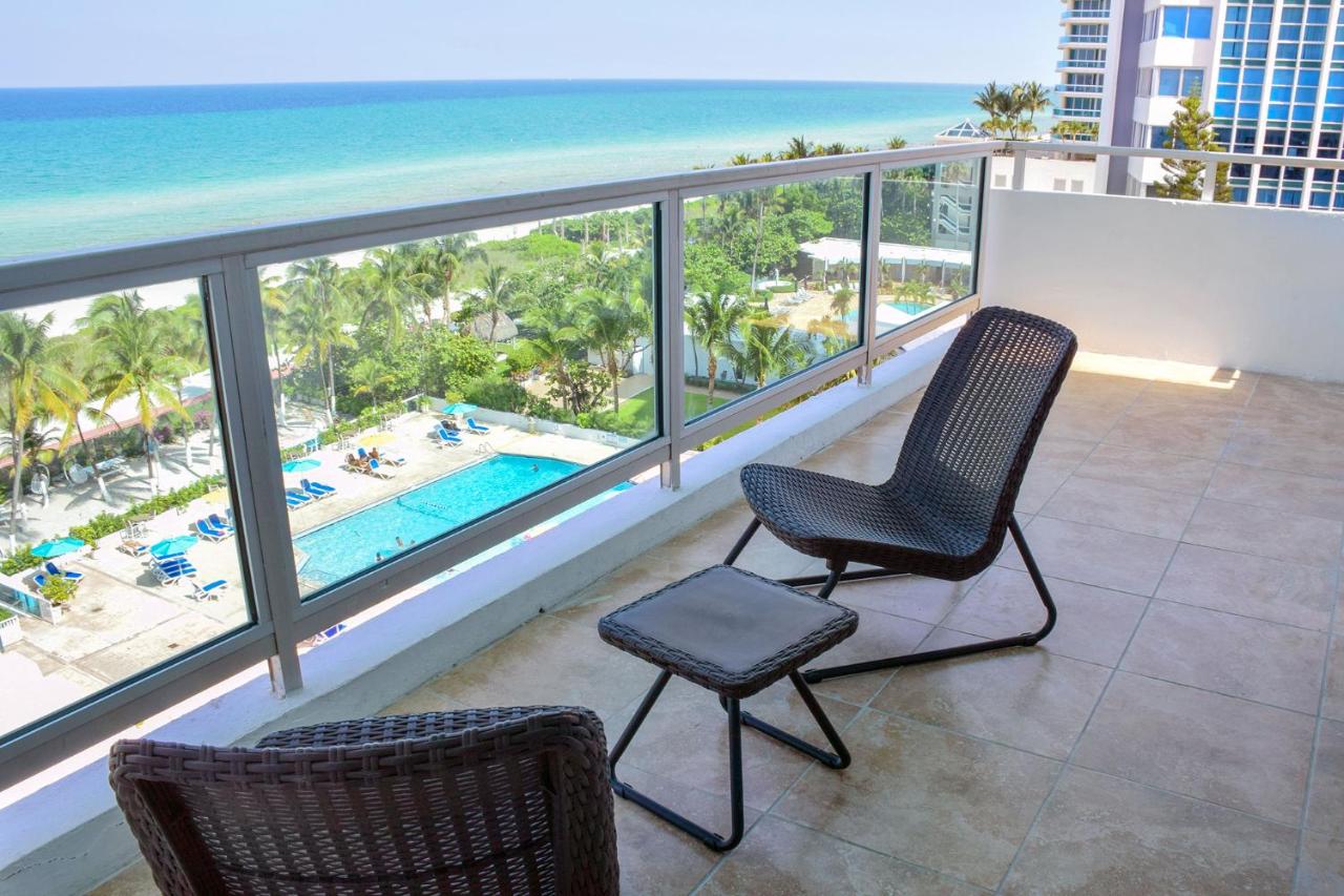 Corner Oceanview Master Suite 2 Bedroom 2 Bath Kitchen at Seacoast Suites on Miami Beach