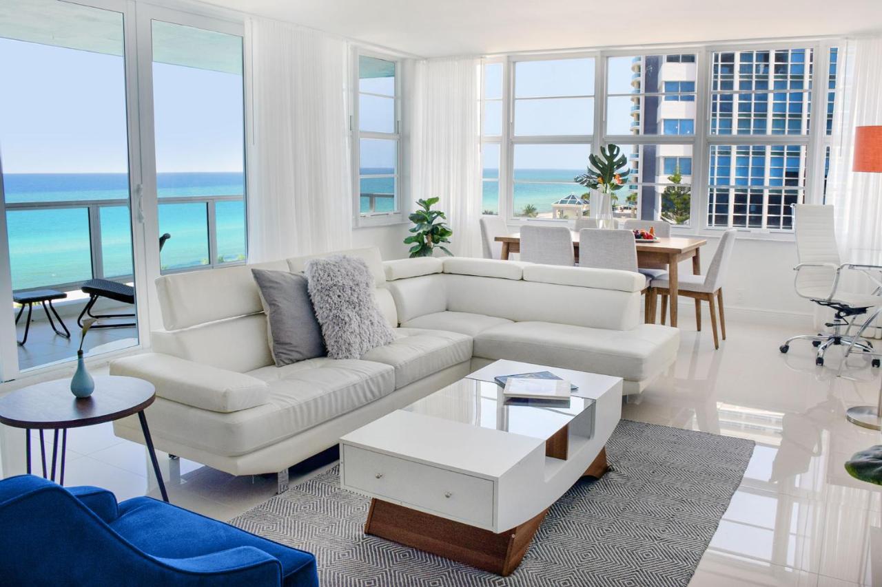Corner Oceanview Master Suite 2 Bedroom 2 Bath Kitchen at Seacoast Suites on Miami Beach