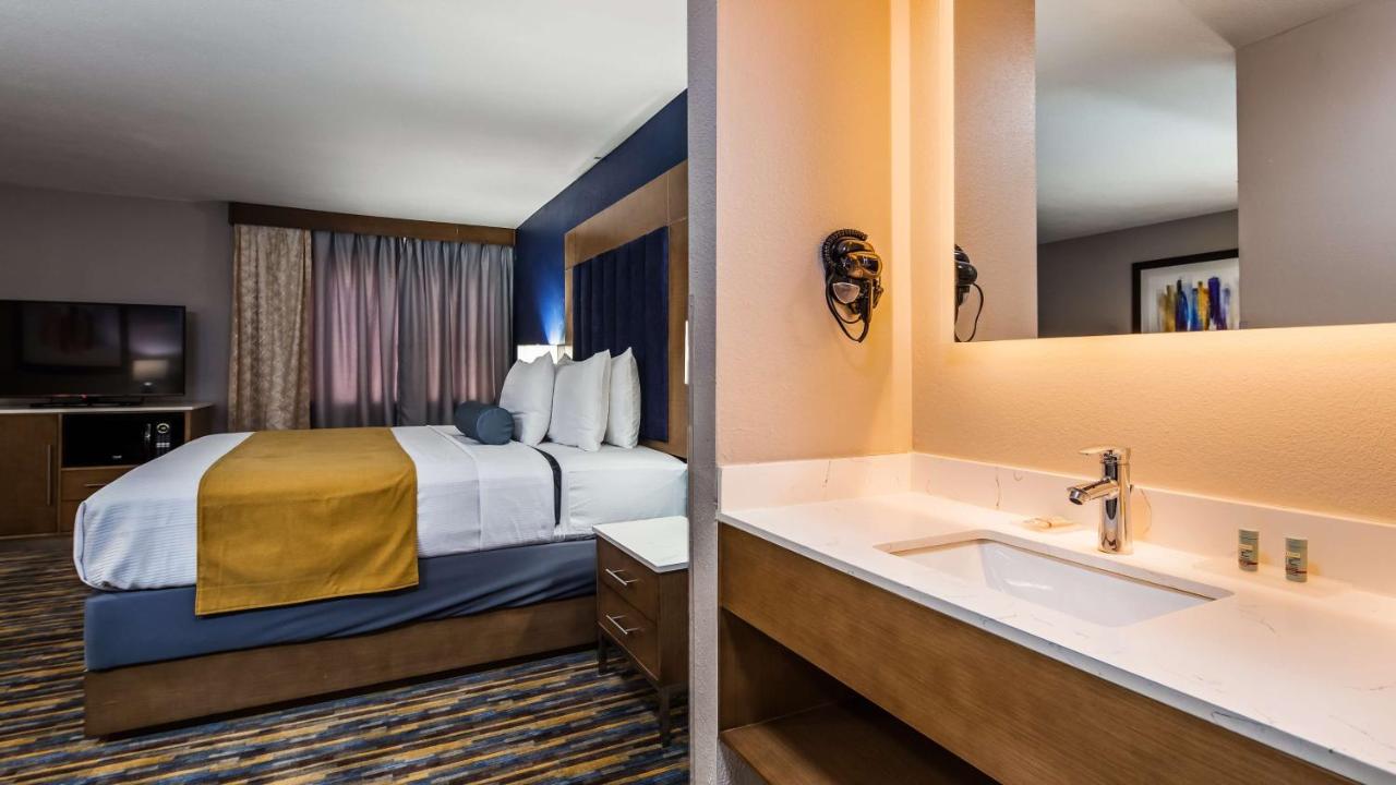 King Room with Mobility Accessible Bathtub at Best Western DeWitt