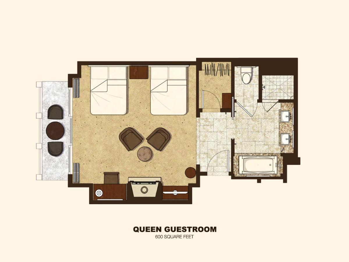 Queen Room with Two Queen Beds with Mountain View at Montage Deer Valley
