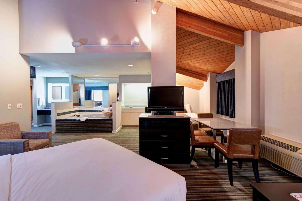 King Suite with Balcony at SureStay Plus Hotel by Best Western Redding