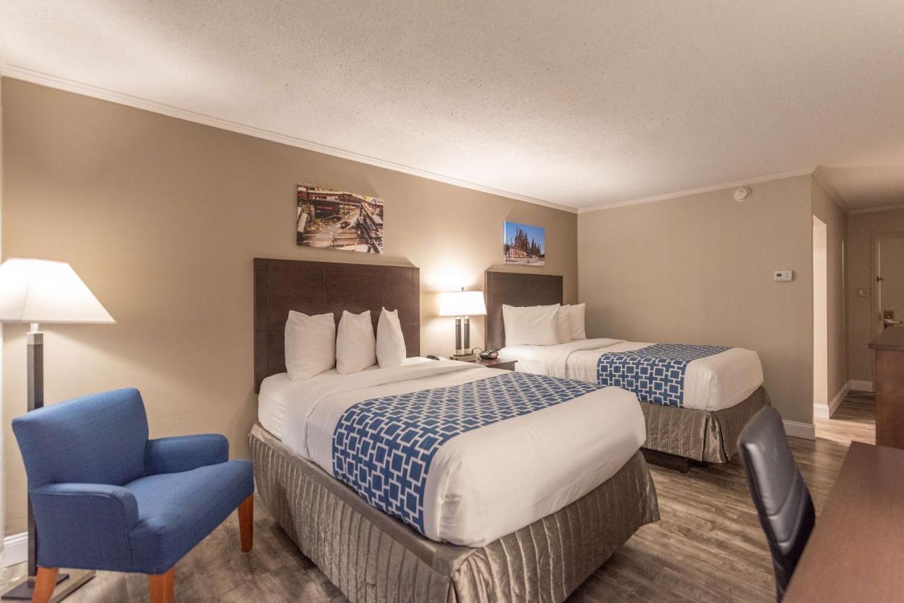 Double Room with Two Double Beds and Accessible Roll-In Shower at SureStay Plus Hotel by Best Western Lehigh Valley
