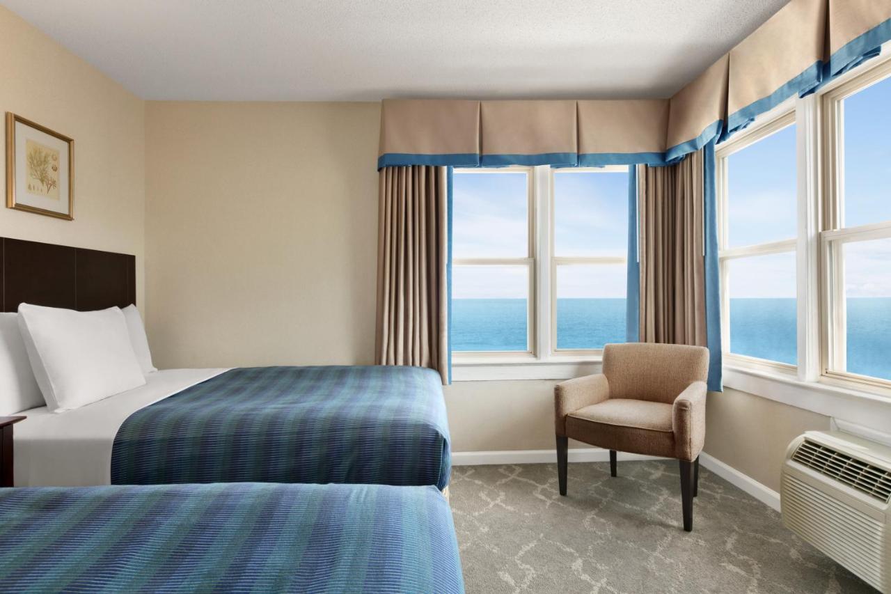 Room with Two Double Beds - Ocean Front at Harrison Hall Hotel